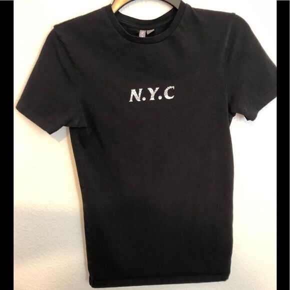 N.Y.C ASOS Women’s Black Tee Shirt - Picture 1 of 5